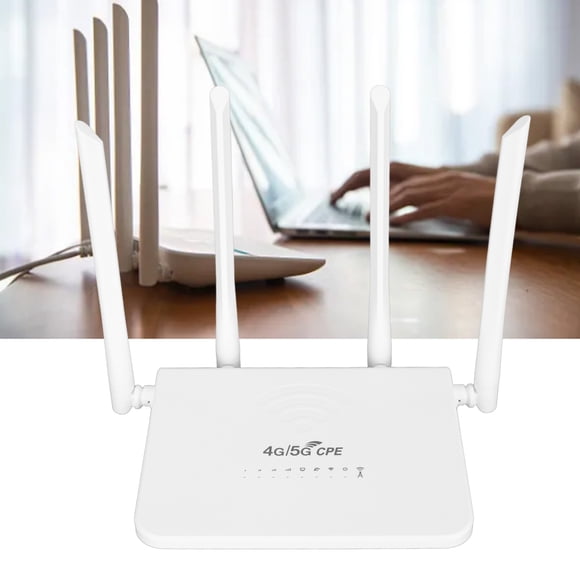 Router WiFi Router módem 4G LTE desbloqueado con Ranura para tarjeta SIM WiFi de 300 Mbps 4 antenas de alta ganancia de 5dBi punto de acceso WiFi móvil inalámbrico para Asia ANGGREK Otros