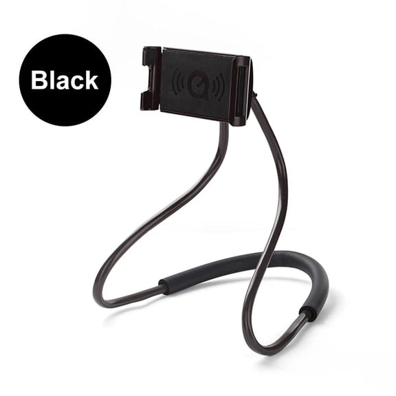 360 Degree Rotating Neck Phone Holder Adjustable Hands Free Lazy Bracket Stand for Smartphones Home Office Use