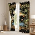 thumbnail image 3 of Manfei Bass Fish Curtains and Drapes,Green Brown Black Out Curtains,Fishing Hunting Curtains Pack of 2 (52x63 Each),Teenagers Bedroom Decor, 3 of 6