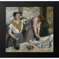 thumbnail image 2 of Degas, Edgar 12x12 Black Modern Framed Museum Art Print Titled - The Ironers, 2 of 5