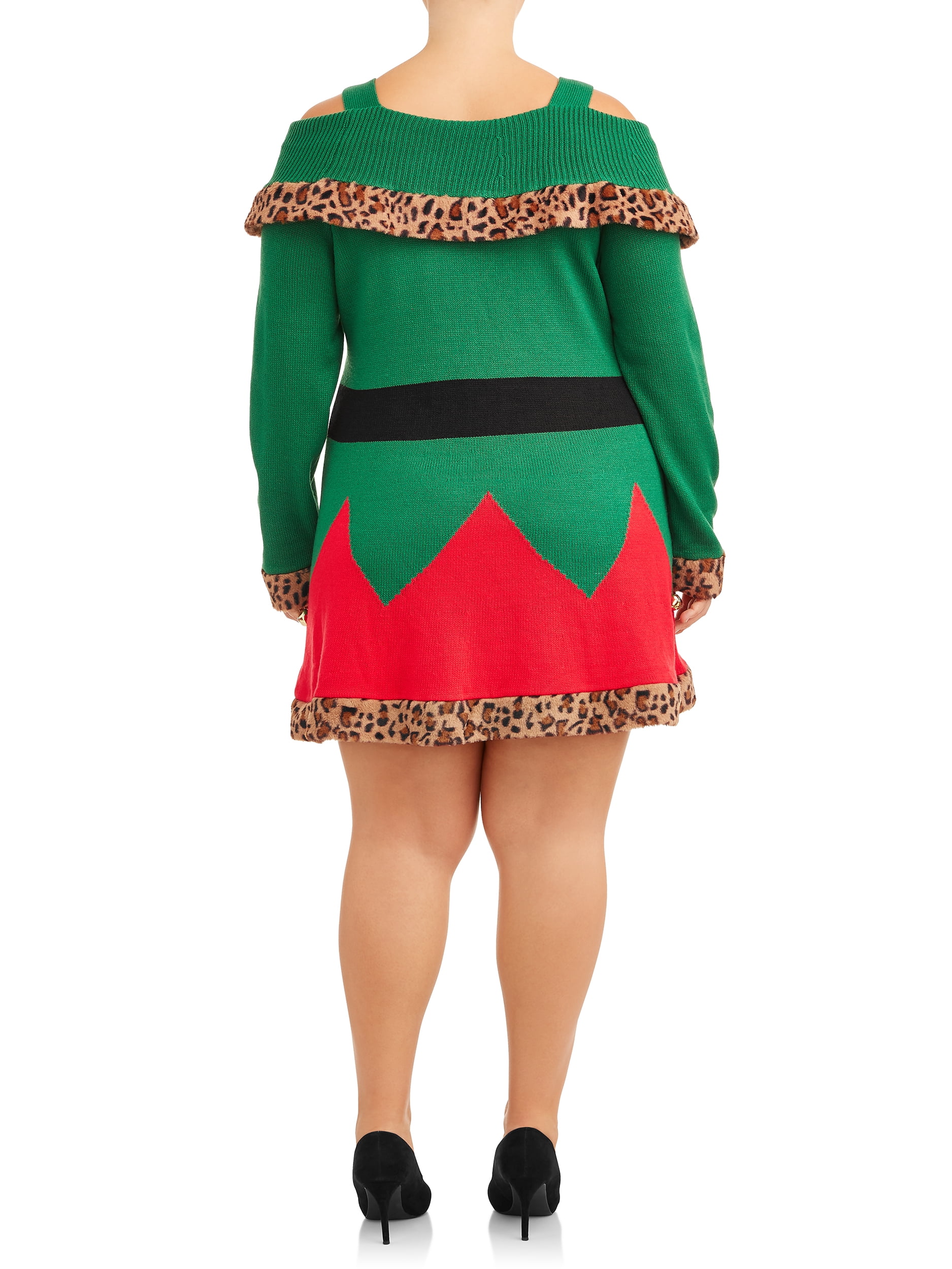 christmas sweater dresses walmart