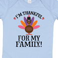 thumbnail image 4 of Inktastic Thanksgiving Girl Turkey Thankful For Family Girls Baby Bodysuit, 4 of 5