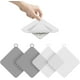 thumbnail image 1 of Tapa Coladeras para Regadera Silicona 4 Piezas Tapas de Plástico de Coladera Cuadrados Cubiertas para Coladeras de Desagüe Antiolor Anticucarachas para Bañera Cocina Baño Balcón Lavadero Lavabos Patio, 1 of 5