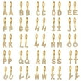 thumbnail image 4 of GHSOHS Trendy Gold Initial Earrings for Women 26 Alphabet Sparking Diamond Rhinestone Pendant Hoop Earrings Party Jewelry Birthday Gift J, 4 of 4