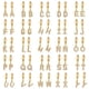 thumbnail image 4 of WILLBEST Aretes De Mujer De Acero Inoxidable Con 26 Iniciales, Aretes Con 26 Letras Del Alfabeto De La A A La Z, Aretes Dorados Con 26 Iniciales Del Alfabeto, Aretes Ligeros Para Mujeres Y Niñas., 4 of 4