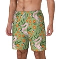 thumbnail image 2 of Balery Snake And Floral Mens Swim Trunks Swim Shorts for Men Quick Dry Inseam Beach Shorts with Compression Liner Pocket-Medium, 2 of 9