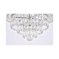 thumbnail image 4 of Century 9 light Chrome Flush Mount Clear Royal Cut Crystal, 4 of 10