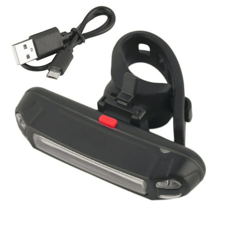 

cusimax LED Bike Tail Lamp Cycling Warning Light Waterproof USB Rechargeable Rear Light