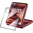 thumbnail image 1 of ccwonima [2+2 Pack Compatible with Motorola Razr 60 Ultra Screen Protector + Camera Lens Protector Tempered Glass, 9H HD Anti-Scratch Case Friendly for Moto Razr 60 Ultra Tempered Glass Film, 1 of 1