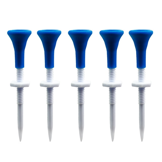 5 Pcs T-Shirts de Golf à Clou Hauteur Réglable Mini Support de Balle d'Entraînement de Golf Portable Réutilisable Accessoires de Jeu de Golf 5 Pcs