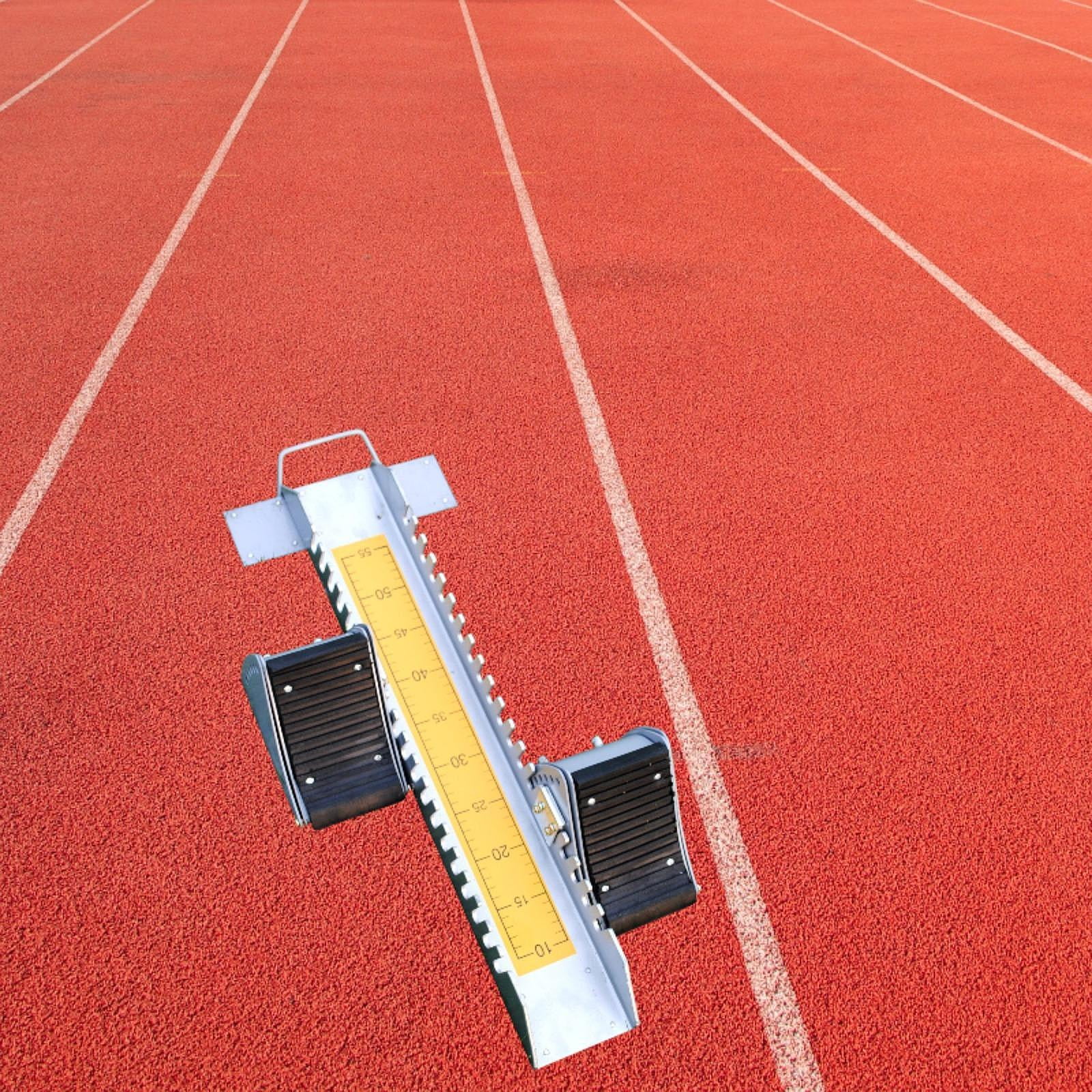 Miulika Multifunction Starting Block, Athletics Scholastic Starting Block,Sprinter Track Pedals for Field,Outdoor Sports,Cinder Track