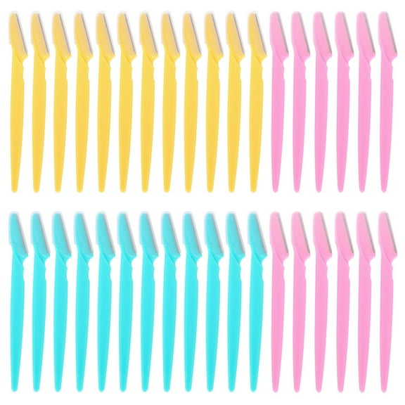 Pcapzz 36Pcs Women Eyebrow Trimmers Razor Facial Shaver Face Blade Hair Remover Tool