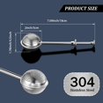 thumbnail image 2 of Distributeur de Farine à Sucre en Poudre Ou Saupoudreuse avec Poignée à Ressort en Acier Inoxydable Opération à une Main pour Farine à Sucre et Épices (4), 2 of 7