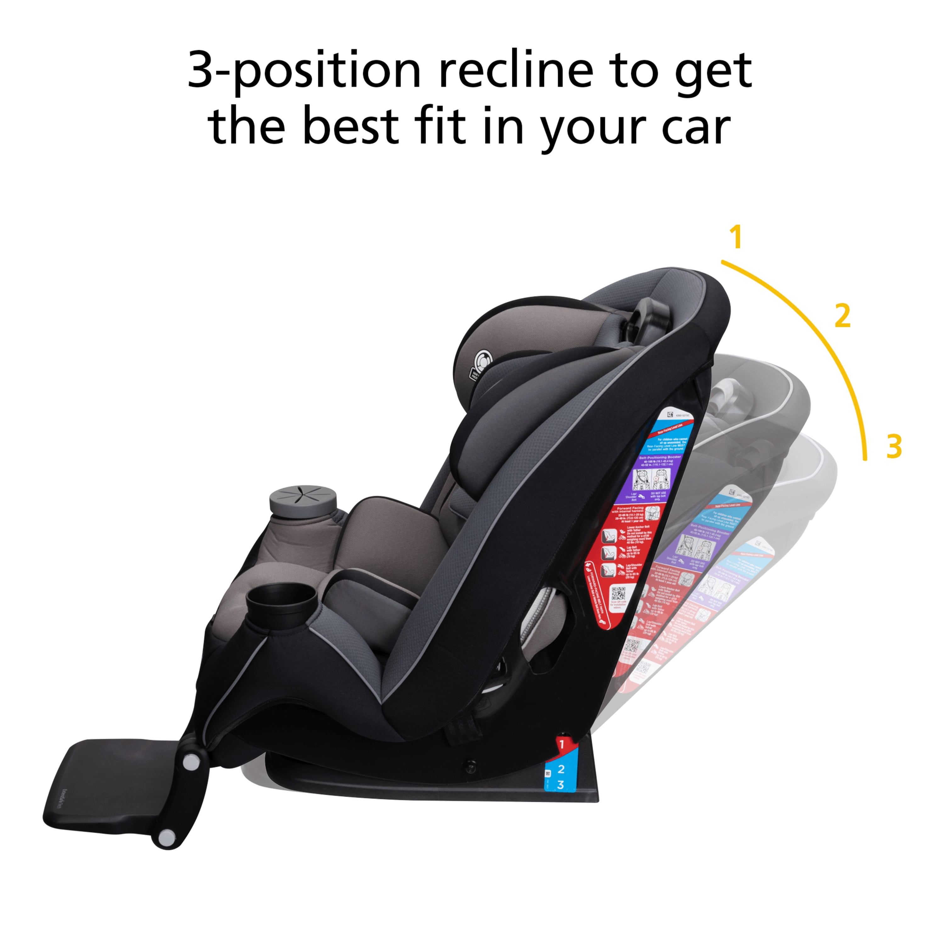 Safety 1ˢᵗ Grow and Go Extend 'n Ride Convertible Car Seat, Tidal Wave