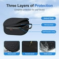 thumbnail image 4 of GAEKOL Hard Carrying Case for Meta Quest 3S, VR Gaming Headset and Touch Controllers Accessories Travel Case, Small Hard Shell Storage Case for Oculus Quest 3S/Quest 3/Vision Pro, Black, 4 of 7