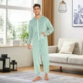 thumbnail image 5 of IAUYY Unisex Adult Onesie Pajamas Ultra-Soft Crystal-Soft Fabric, Halloween Adult Onesie Pajamas Adults,With a Zipper Plus Size Onesie Pajamas, Negative Space, 5 of 7