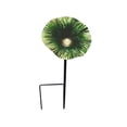 thumbnail image 2 of Metal Material Bird Bath and Feeder - 2 Pcs Flower Design Ground Stake Bird Bath for Outdoor Garden, Lawn and Yard Decoration, Attractor for Bird Lovers with Easy Installation, 2 of 5