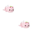 thumbnail image 4 of bedienty Cat Pillow - Adorable Stuffed Toy To Furry Friend Company Three-dimensional And Full With Quick Spring Can Choose Pink Strawberry Cat 2Set, 4 of 6