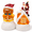 Gingerbread Man and Santa, variant on Carousel Circsnow Globe Music Box With Light Rotating Horses 10 Melodies Glitter Swirl And 6 Hours Timer Musical Water Gift For M