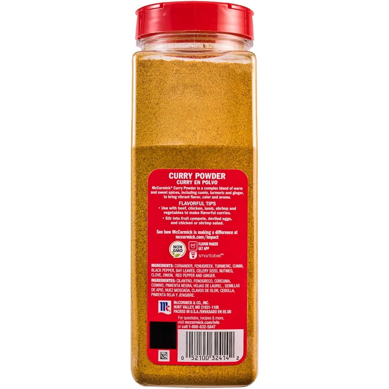 McCormick Culinary Premium Spices Curry Powder Seasoning, No MSG