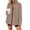 Khaki, variant on Zeagoo Button Down Shirts for Women Waffle Boyfriend Work Shacket Loose Long Sleeve Collared Fall Tops