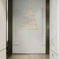 thumbnail image 4 of Christmas Tree Crafts Wall Hanging DIY Shabby Jute String Wooden Ladder Chic for Natural Wood, 4 of 7