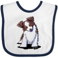 thumbnail image 3 of Inktastic Australian Shepherd Boys or Girls Baby Bib, 3 of 4
