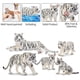 thumbnail image 5 of Figuras de animales Toymany White Tigers Family, 6 unidades, 5 of 9