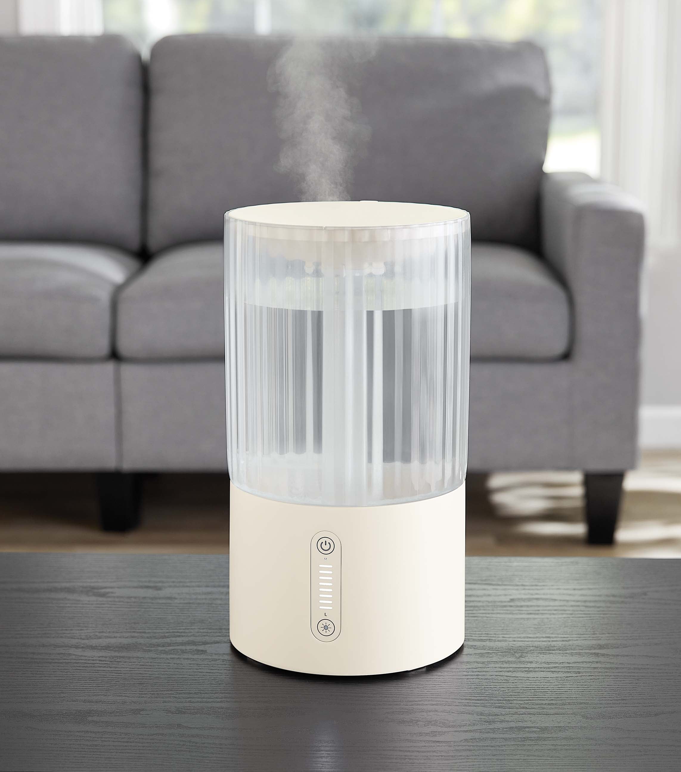 (3 pack) Mainstays Round Ultrasonic Cool Mist Top Fill Humidifier with Aroma, Vanilla Dream