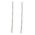 thumbnail image 5 of EXHUMKY 2Pcs Hanging Chains for Swing Outdoor Use Hammock Setup 77x3cm Long Strip Silver 304 Stainless Steel, 5 of 8