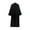 Black, variant on Womens Robe casual Pockets Soft Long Sleeve Bathrobe loose Spa Hotel Robes for Pregnancy Maternity Comfortable wear