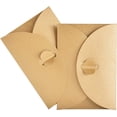 thumbnail image 3 of Mini Sobres de Papel Kraft para Tarjetas de Regalo 50 Piezas Color Caqui, 3 of 5