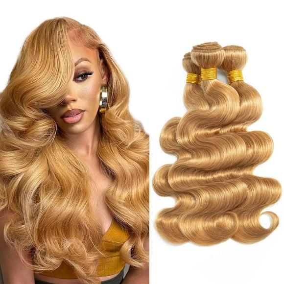 Hair Bundles Younghann Honey Blonde Body Wave, 12, 14, 16 pulgadas