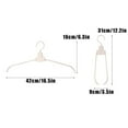 thumbnail image 4 of Portable Folding Coat Hanger Drying Tidy Storage Organizer Clothes Drying Rack For Home Travel, 4 of 4