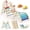 Blue, variant on Buballino Pikler Triangle Climbing Set - Indoor 3-Piece Playground Equipment for Kids