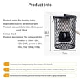 thumbnail image 4 of Lámpara de calor cerámica con emisor de calor para reptiles de 100 W Zortuer, 4 of 6
