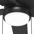 thumbnail image 4 of Ventilador de techo Hunter Mansilla negro mate 52 pulgadas, 4 of 5