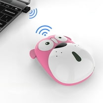 Staron under $5! Wireless Mouse, Cute Puppy Mouse with Mute Buttons, 2.4G Rechargeable Mouse for PC Laptop