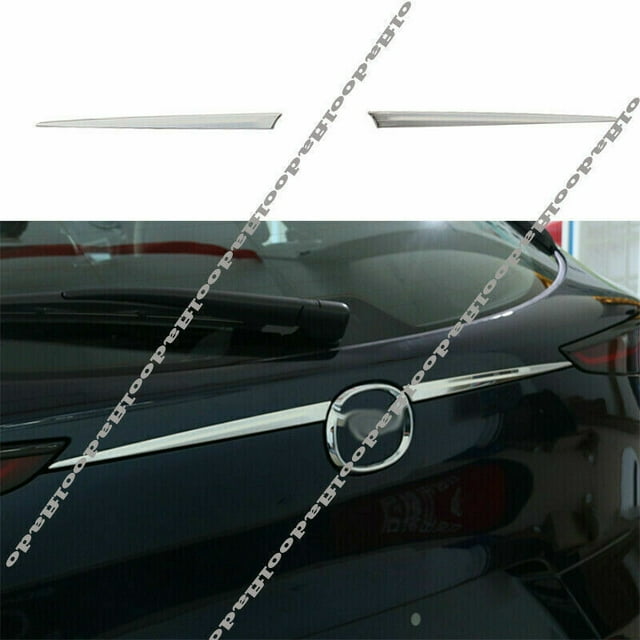for Mazda CX-30 CX30 2020-2023 Chrome Rear Trunk Tailgate Lid Molding Strip Trim