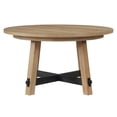 thumbnail image 4 of Steve Silver Aubrey Driftwood Finish 54-inch Round Dining Table, 4 of 9