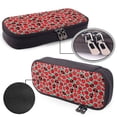 thumbnail image 4 of Lsque Cute Tomato Printed Big Capacity PU Leather Pencil Case Large Pencil Pouch Stationery Pen Bag Pencil Holder for Teen, 4 of 6