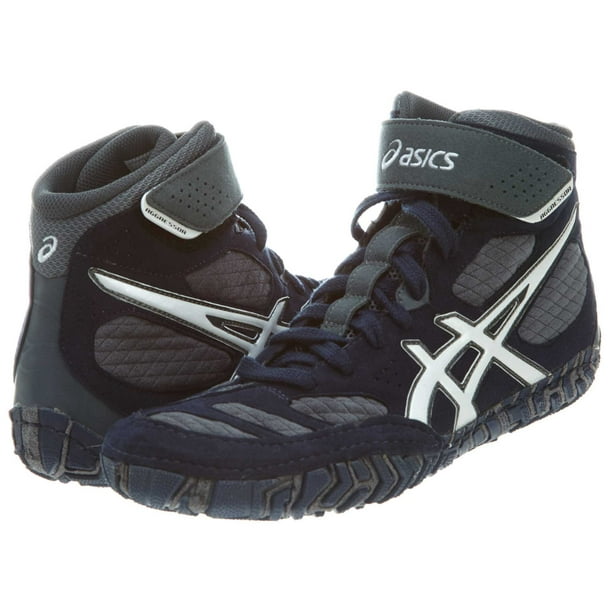 ASICS ASICS Men's Aggressor 2 Wrestling Shoe,Navy/White/Cement,14 M