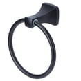 thumbnail image 2 of Colgador de Toallas BuyweekMX aluminio mate negro Toallero anillo de toalla, 2 of 5