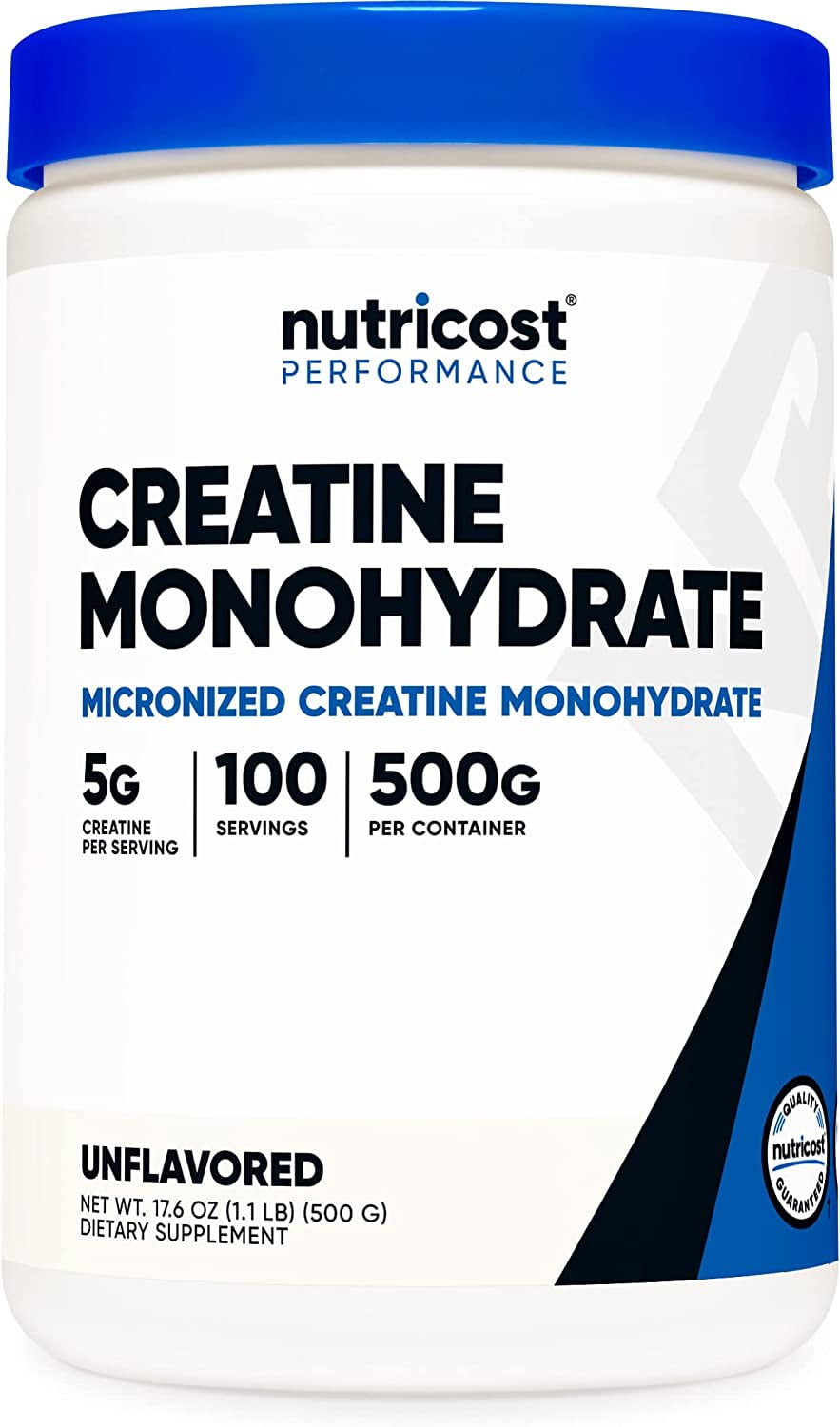 Nutricost Creatine Monohydrate Micronized Powder 500G, 5000mg Per Serv ...