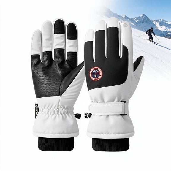 Dry Ice Gloves,Ski Gloves for Men, Women, Youth,Winter Ski Snow Gloves Touchscreen & Waterproof Cold Weather Hand Warming Gloves Winter Work Gloves