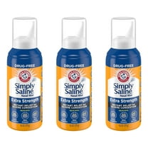 3 Pack - Simply Saline Adult Nasal Mist Extra Strength For Severe Congestion 4.6 oz Each