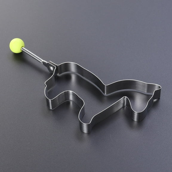 Masteelf Horse Pancake Mold Easy to Use Egg Mold Odorless Egg Frying Mold Silver
