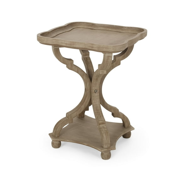 Dianelly French Country Accent Table with Square Top, Natural