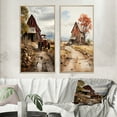 thumbnail image 1 of Designart "Barns Rustic beauty VII" Ensemble d'Art Mural Encadré Granges - Ensemble d'Art Mural Encadré Architecture Marron de 2, 1 of 6