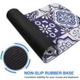 thumbnail image 6 of Long Mouse Pads for Desk,Blue Ethnic Geometric Patchwork Pattern Desk Mats on Top Of Desks, Desk Mouse Pad Extra Large with 3mm Non-Slip Base and Stitched Edge for Gaming,Office,Work,Home 31.5"x11.8", 6 of 6